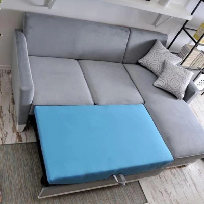 NOHEMA Schlafsofa - grau/weiß