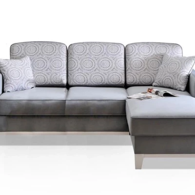 NOHEMA Schlafsofa - grau/weiß