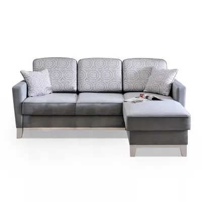 NOHEMA Schlafsofa - grau/weiß
