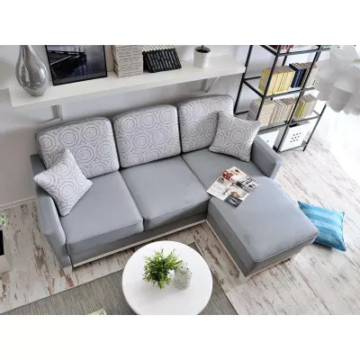 NOHEMA Schlafsofa - grau/weiß