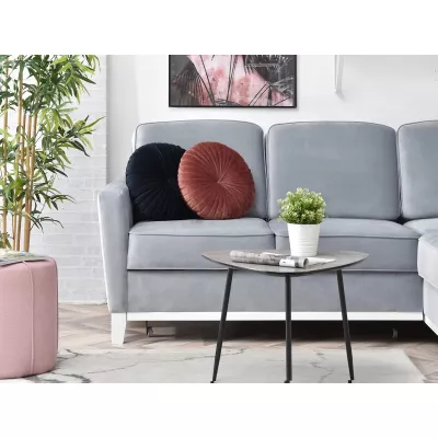 NOHEMA Schlafsofa - Hellgrau / Weiß
