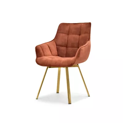 LOVISA Esszimmerstuhl - Kupfer / Gold