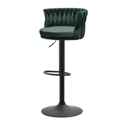 Designer-Barhocker KRIMAR - grün/schwarz