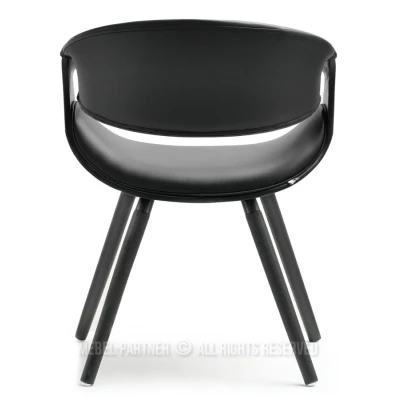 Designer Esszimmerstuhl SAROLTA - schwarz 1