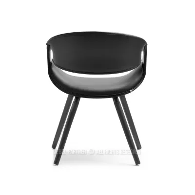 Designer Esszimmerstuhl SAROLTA - schwarz 1