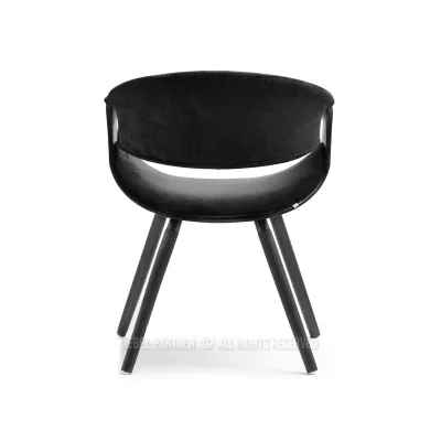 Designer Esszimmerstuhl SAROLTA - schwarz 2