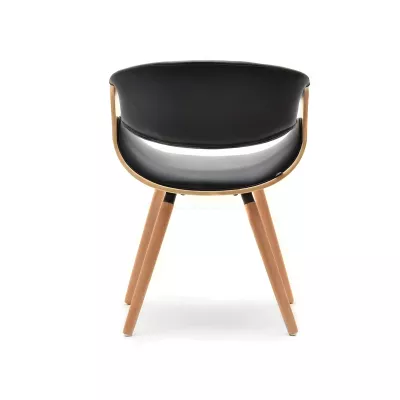 Designer Esszimmerstuhl SAROLTA - Eiche / Schwarz