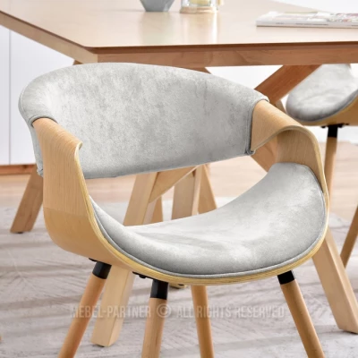 Designer-Esszimmerstuhl SAROLTA - Eiche / Esche