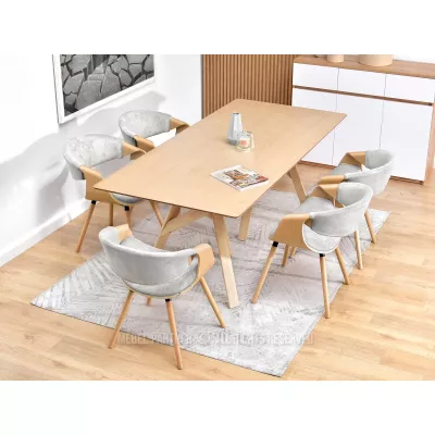 Designer-Esszimmerstuhl SAROLTA - Eiche / Esche
