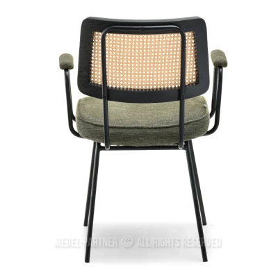 Esszimmerstuhl KAREN - khaki / schwarz