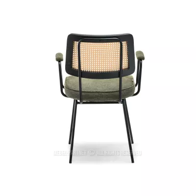 Esszimmerstuhl KAREN - khaki / schwarz