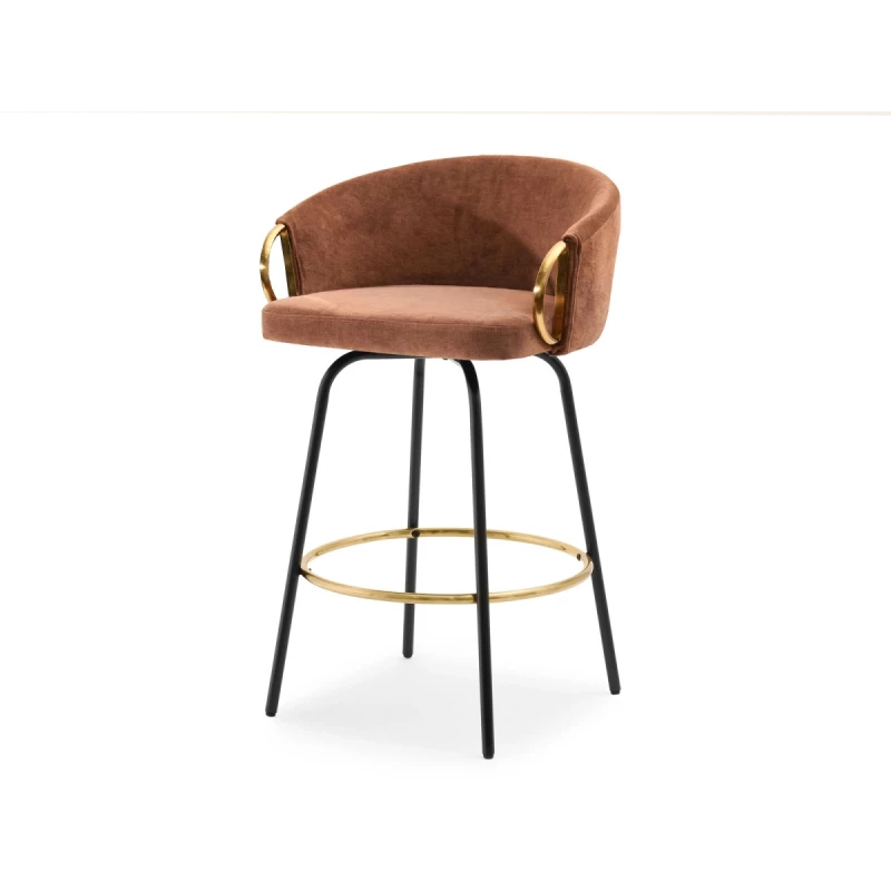 FINBAR Barhocker - Kupfer / Gold