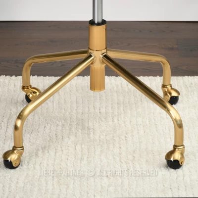 FINBAR Designer Drehstuhl - Kupfer / Gold