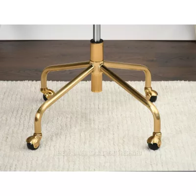 FINBAR Designer Drehstuhl - Kupfer / Gold