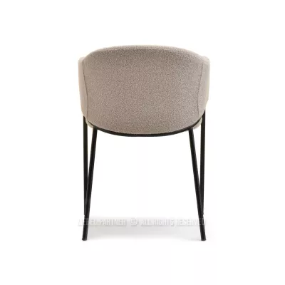 JUHI Esszimmerstuhl - beige / schwarz