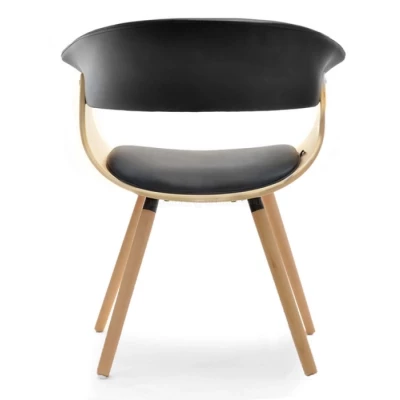 Designer Esszimmerstuhl MAITE - Eiche / Schwarz