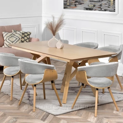 Designer Esszimmerstuhl MAITE - Eiche / Esche