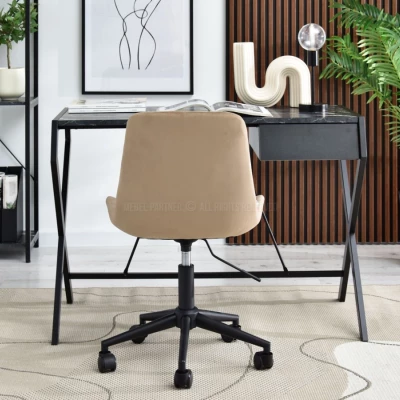 Drehstuhl EDINA - beige / schwarz