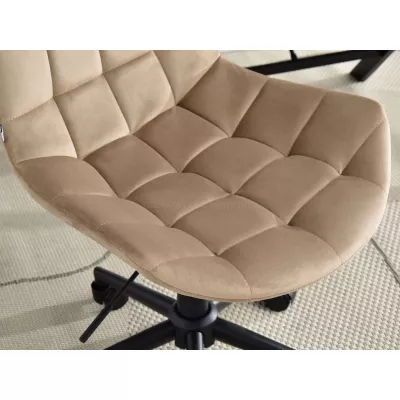 Drehstuhl EDINA - beige / schwarz