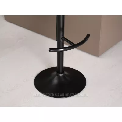 Barhocker CERYS - Walnuss / Schwarz