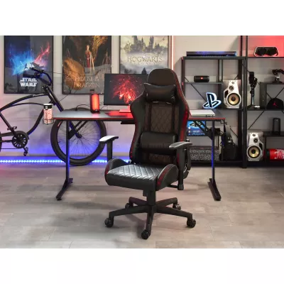ATALIA Gaming Stuhl - schwarz