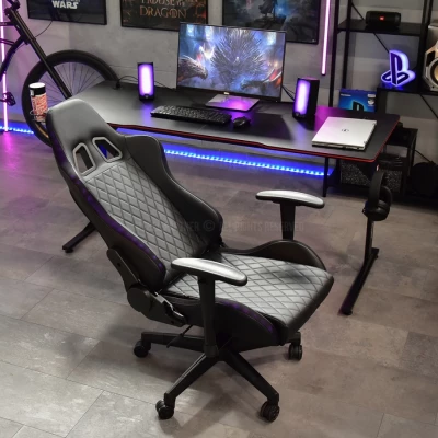 ATALIA Gaming Stuhl - schwarz