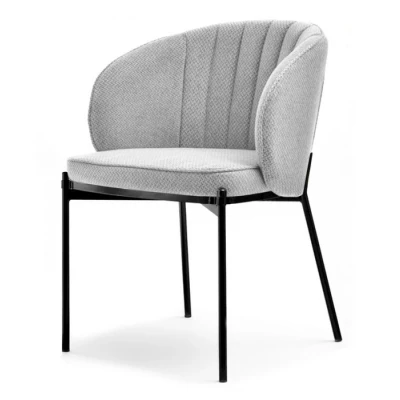 IMANI Polsterstuhl für Esszimmer - grau/schwarz
