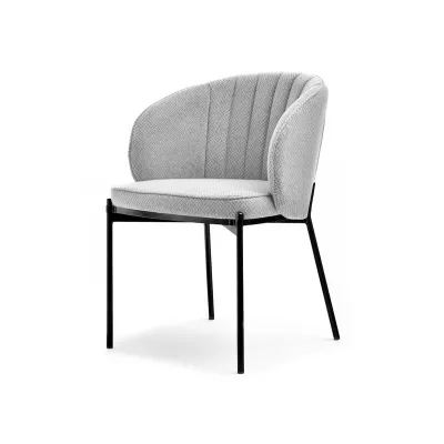 IMANI Polsterstuhl für Esszimmer - grau/schwarz