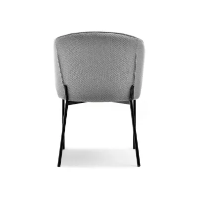 IMANI Polsterstuhl für Esszimmer - grau/schwarz