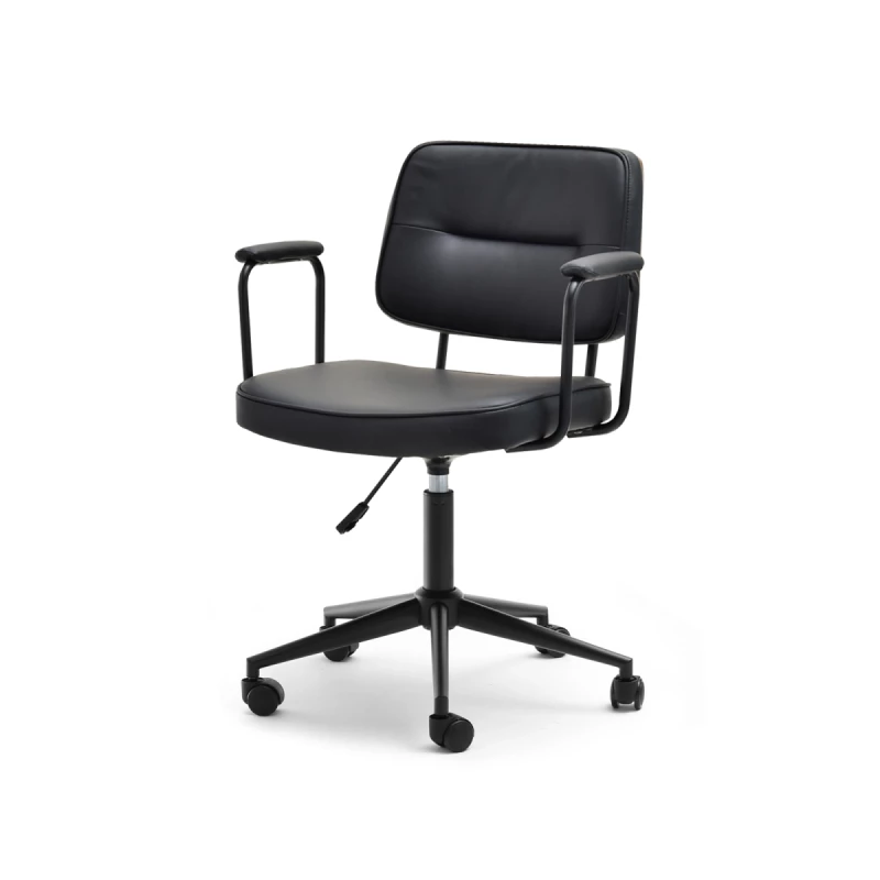 Bürostuhl ARLENIS - Walnuss / Schwarz