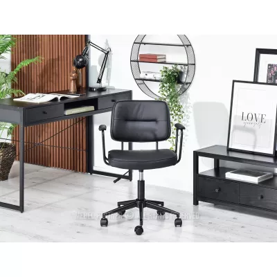 Bürostuhl ARLENIS - Walnuss / Schwarz