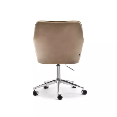 GOHAR Polsterdrehstuhl – beige 1 / Chrom