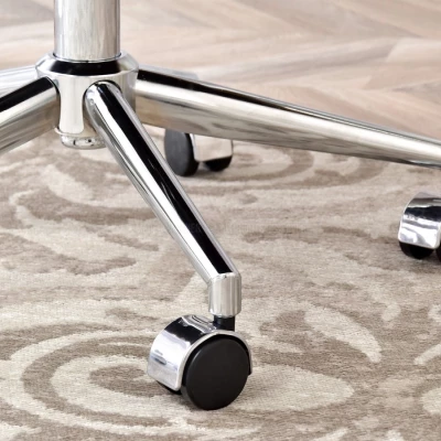 GOHAR Polsterdrehstuhl – beige 1 / Chrom