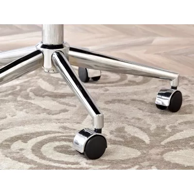 GOHAR Polsterdrehstuhl – beige 1 / Chrom
