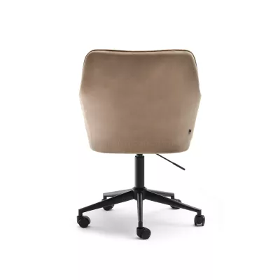 GOHAR Polsterdrehstuhl - beige 1 / schwarz