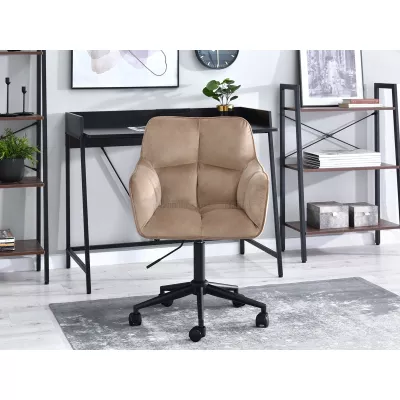 GOHAR Polsterdrehstuhl - beige 1 / schwarz