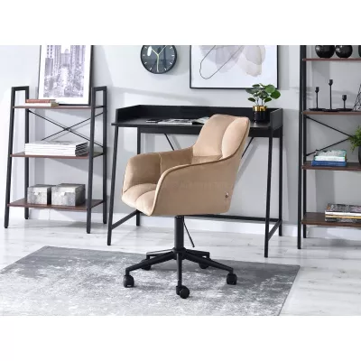 GOHAR Polsterdrehstuhl - beige 1 / schwarz