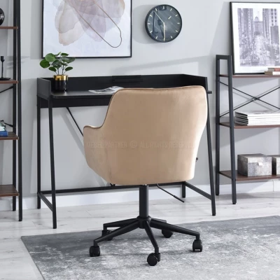 GOHAR Polsterdrehstuhl - beige 1 / schwarz