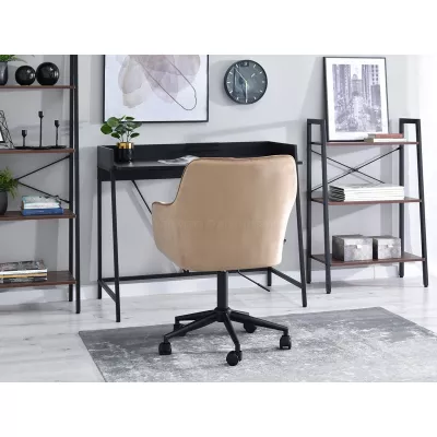 GOHAR Polsterdrehstuhl - beige 1 / schwarz