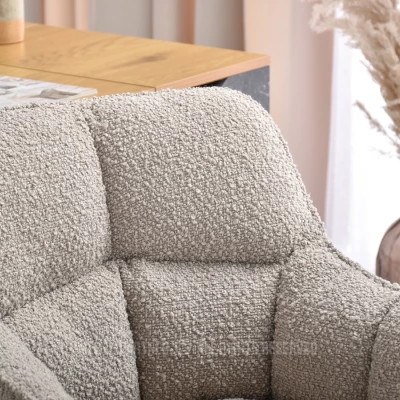 GOHAR Polsterdrehstuhl – Beige 2 / Gold