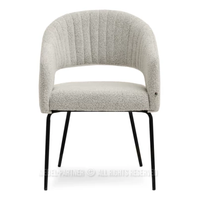 SUJATA Polsterstuhl für Esszimmer - beige/schwarz