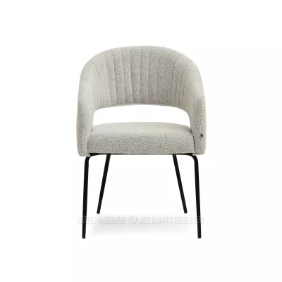 SUJATA Polsterstuhl für Esszimmer - beige/schwarz