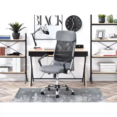 IVIA Bürostuhl - grau / chrom