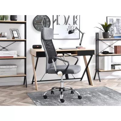IVIA Bürostuhl - grau / chrom