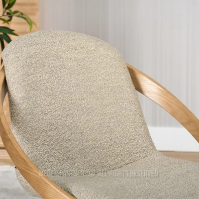 Designer Esszimmerstuhl HODA - Eiche / Beige