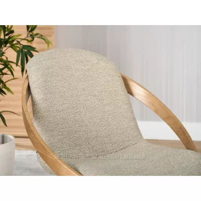 Designer Esszimmerstuhl HODA - Eiche / Beige