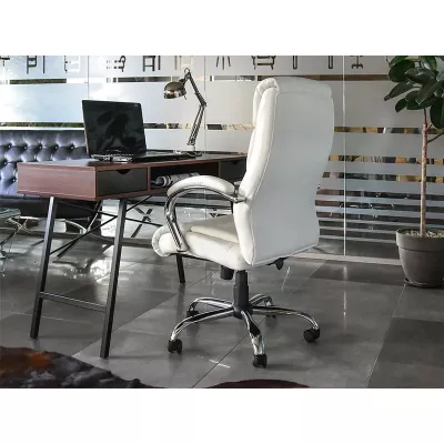 Bürostuhl LUCIANA - weiß / chrom