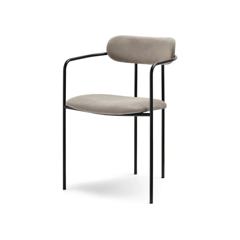 Esszimmerstuhl MAJIDA - beige / schwarz