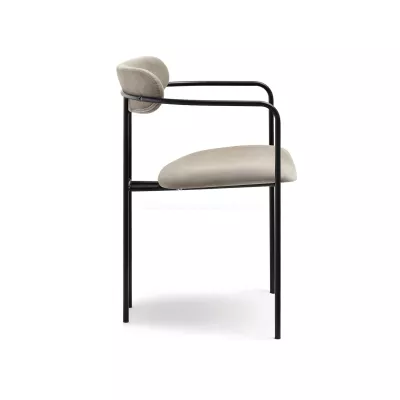 Esszimmerstuhl MAJIDA - beige / schwarz