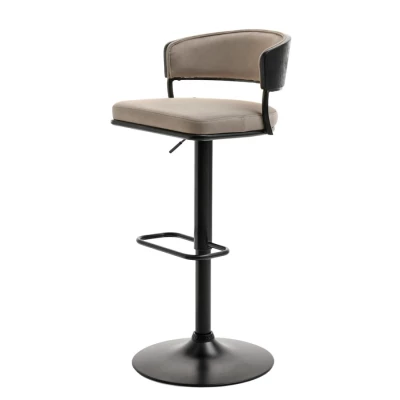 Barhocker LAMIS - schwarz / beige
